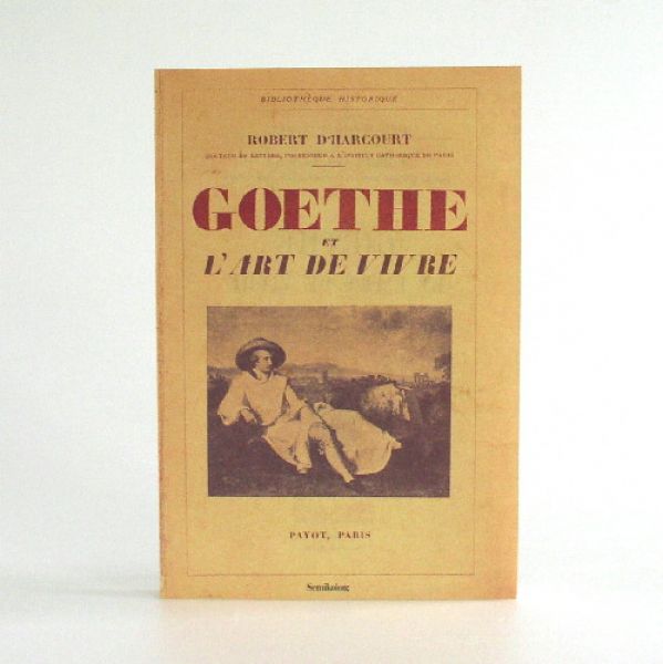 Antiques Goethe l'art de vivre +++ 96 feuilles de papier crème (blanc)