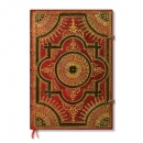 Paperblanks Ventaglio Rosso Grande G�stebuch